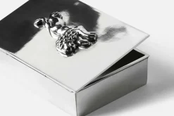 Svenskt Tenn Skrin med Lock Lejon* Dekorationsdetaljer|Tenndekorationer