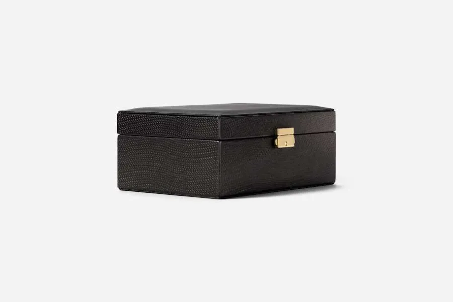 Svenskt Tenn Smyckeskrin Präglat Skinn* Smyckesförvaring