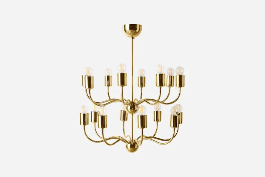 Josef Frank Takkrona Mässing Valbar Längd* Taklampor