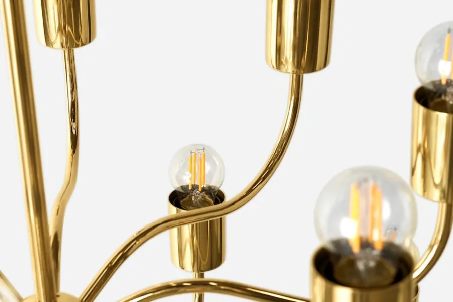 Josef Frank Takkrona Mässing Valbar Längd* Taklampor