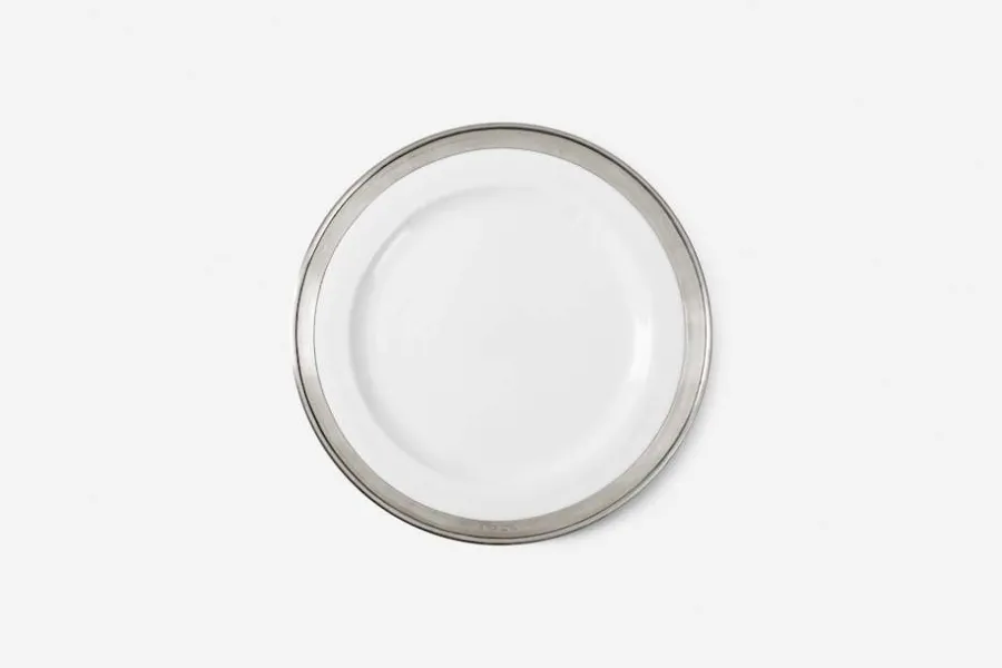 Cosi Tabellini Tallrik med Tennkant* Tallrikar & Skålar|Dukningsdetaljer I Tenn