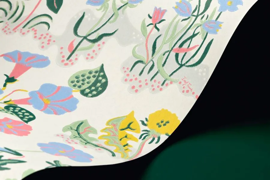 Josef Frank Tapet Aurora* Mönstrade Tapeter