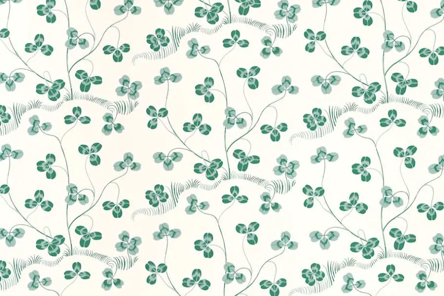 Josef Frank Tapet Klöverblad* Mönstrade Tapeter