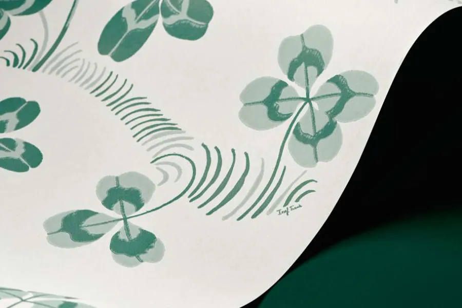Josef Frank Tapet Klöverblad* Mönstrade Tapeter