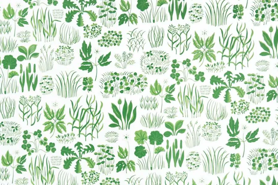 Josef Frank Tapet Söndagsmorgon* Mönstrade Tapeter