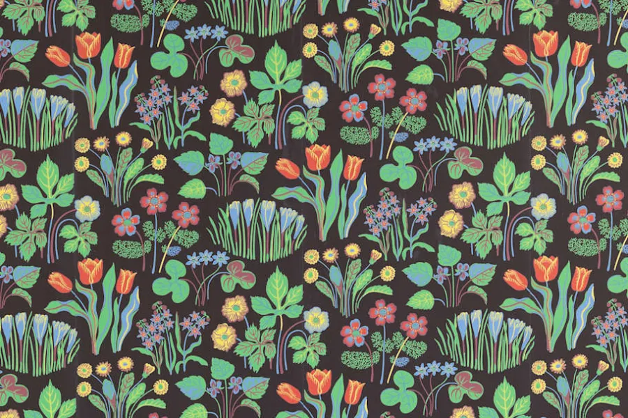 Josef Frank Tapet Vårklockor* Mönstrade Tapeter