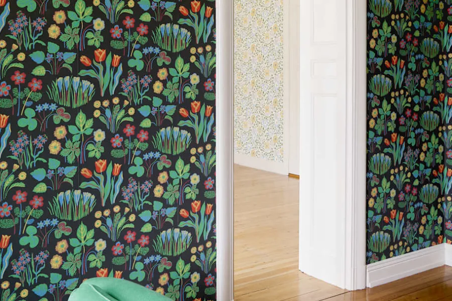 Josef Frank Tapet Vårklockor* Mönstrade Tapeter