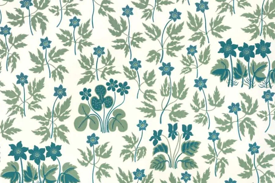 Josef Frank Tapetprov Stjärnmattan* Tapetprover