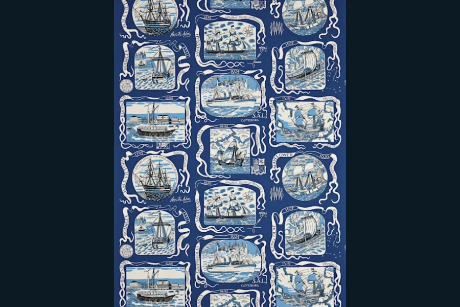 Josef Frank Textil Navigare* Tyg På Metervara