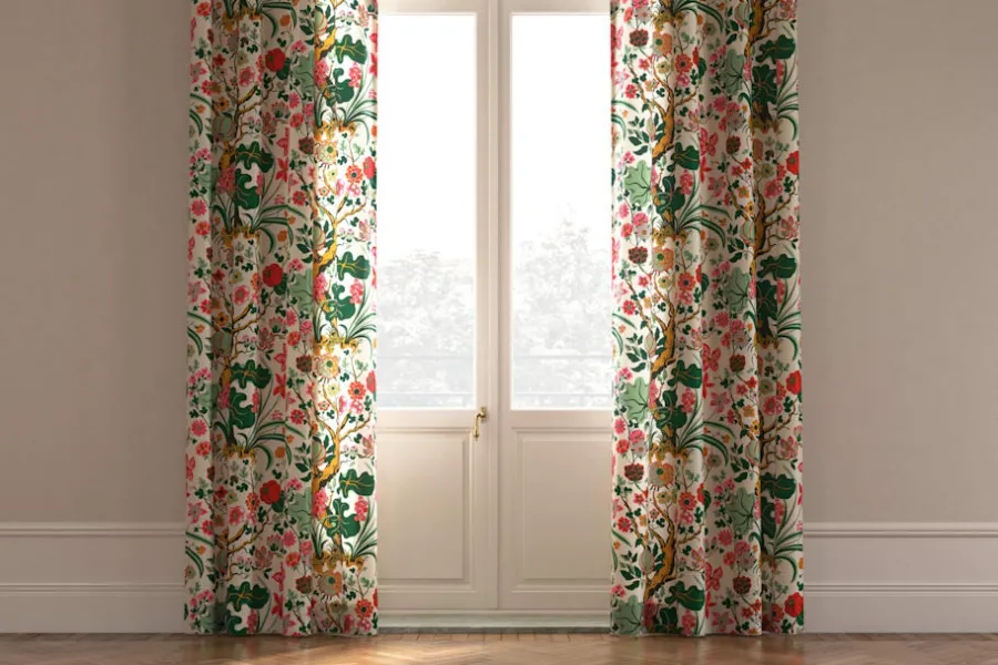 Josef Frank Textil Träd I Blom* Tyg På Metervara