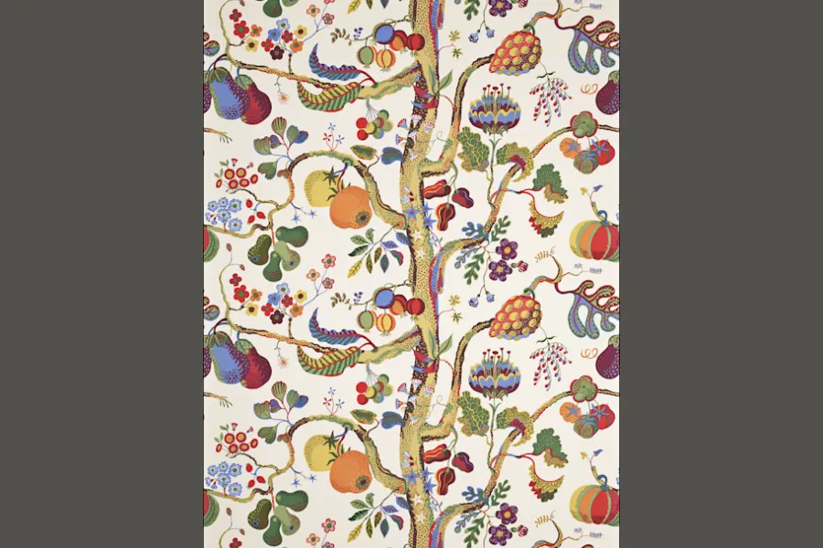 Josef Frank Textil Vegetable Tree* Tyg På Metervara