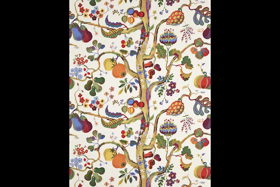 Josef Frank Textil Vegetable Tree* Tyg På Metervara