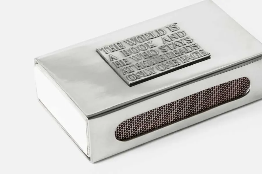 Svenskt Tenn Tändsticksask The World Is A Book* Ljus & Tillbehör|Dekorationsdetaljer