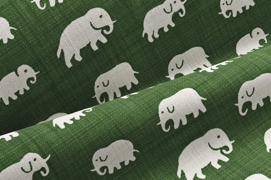 Estrid Ericson Tygprov Elefant* Tygprover|Tyg På Metervara