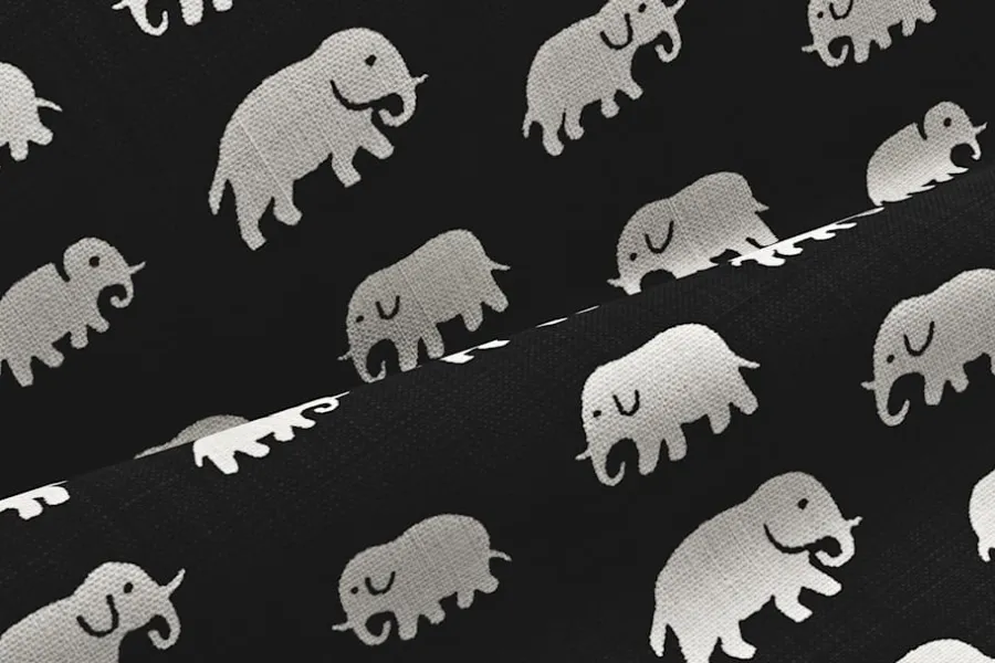 Estrid Ericson Tygprov Elefant* Tygprover|Tyg På Metervara