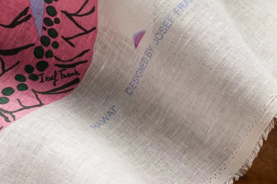 Josef Frank Tygprov Hawai* Tygprover