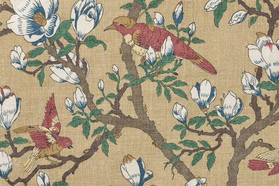 GP & J Baker Tygprov Japanese Magnolia* Tygprover|Tyg På Metervara