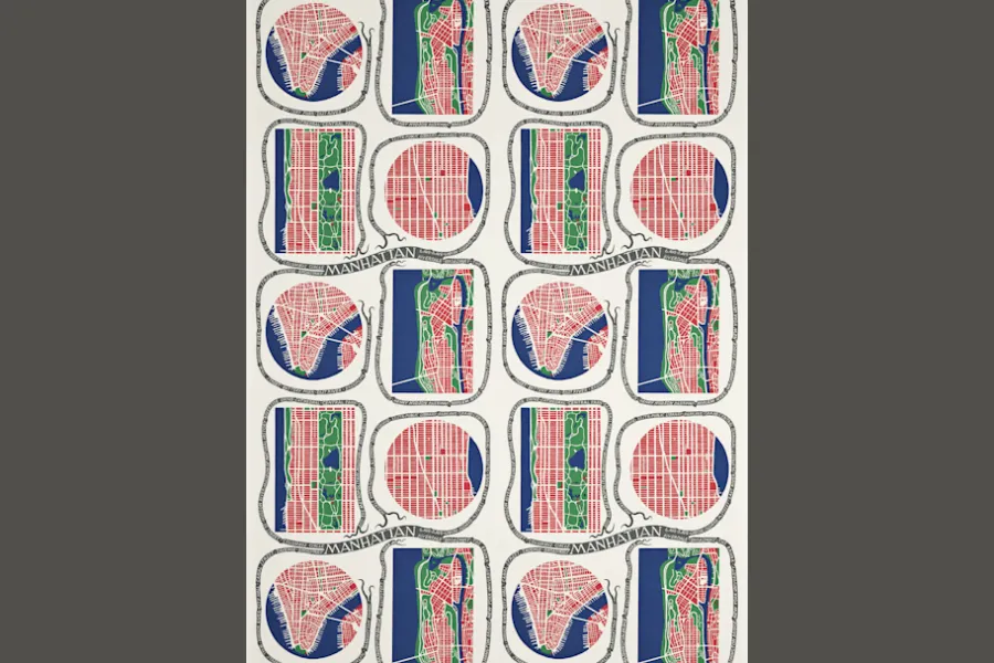 Josef Frank Tygprov Manhattan* Tygprover