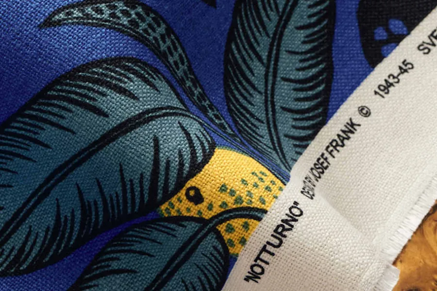 Josef Frank Tygprov Notturno* Tygprover|Tyg På Metervara