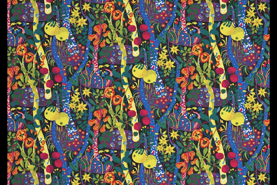 Josef Frank Tygprov Tre Öar i Svarta Havet* Tygprover