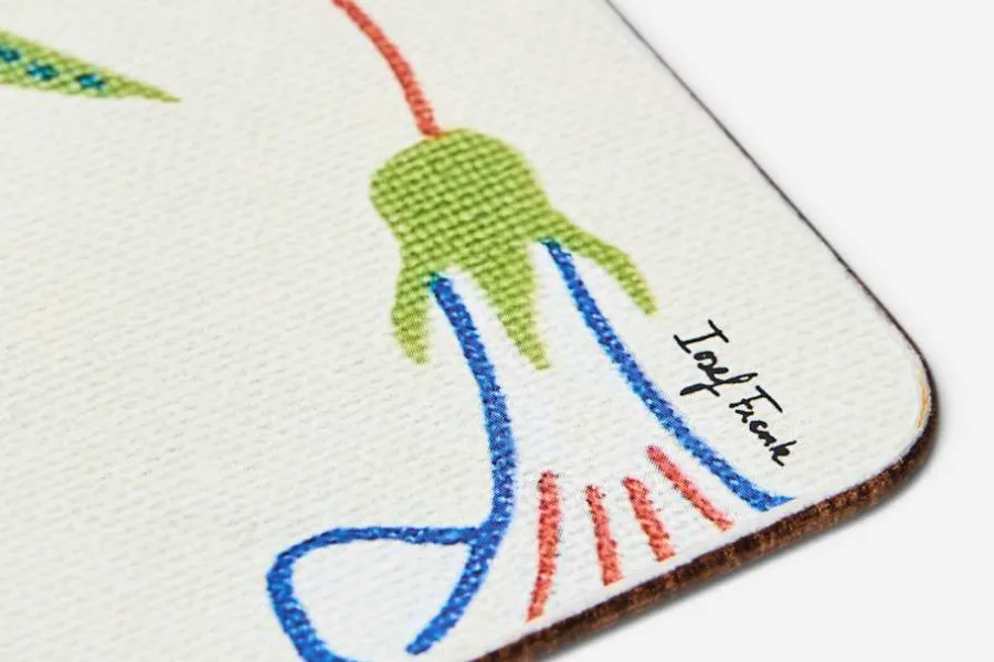 Josef Frank/Svenskt Tenn Underlägg Gröna Fåglar* Underlägg & Tabletter