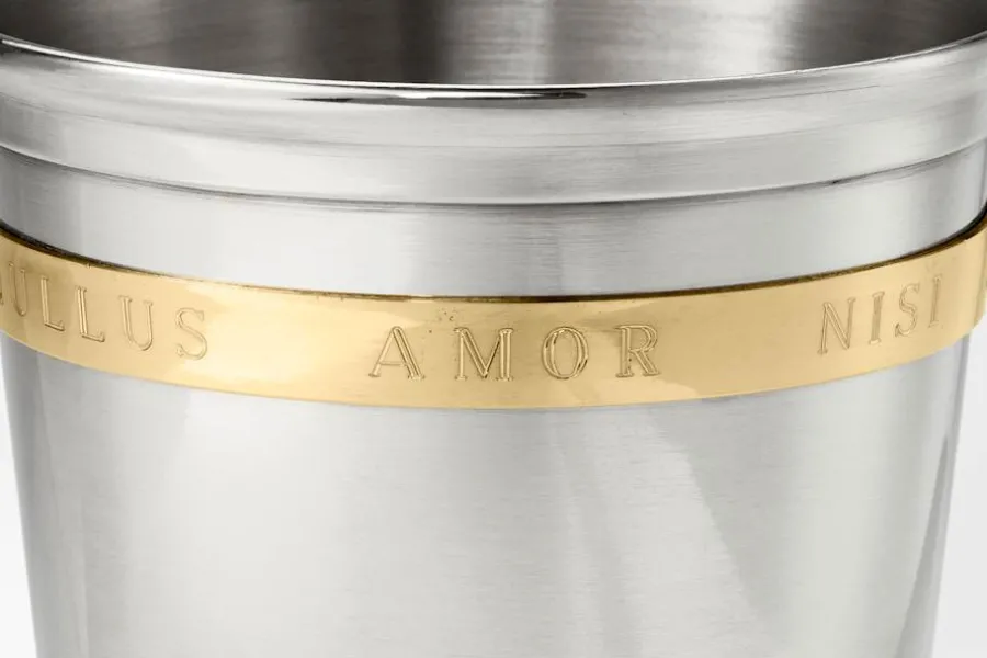 Estrid Ericson Vas Tenn med Mässingkant* Vaser|Tennvaser & Tennkrukor